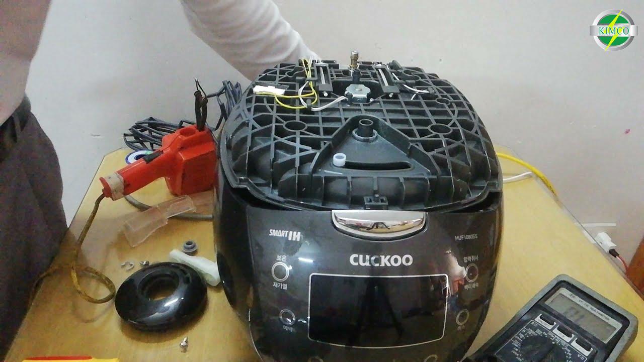 Sửa nồi cơm điện CUCKOO lỗi E01 tại nhà (không cần mang đi thợ) - YouTube